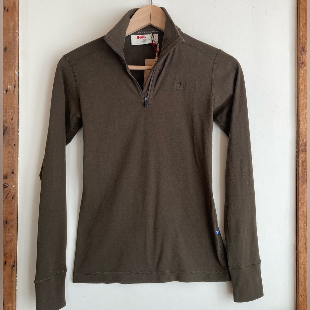 NWT Fjallraven Skare Half Zip Fleece Top XXS-XS